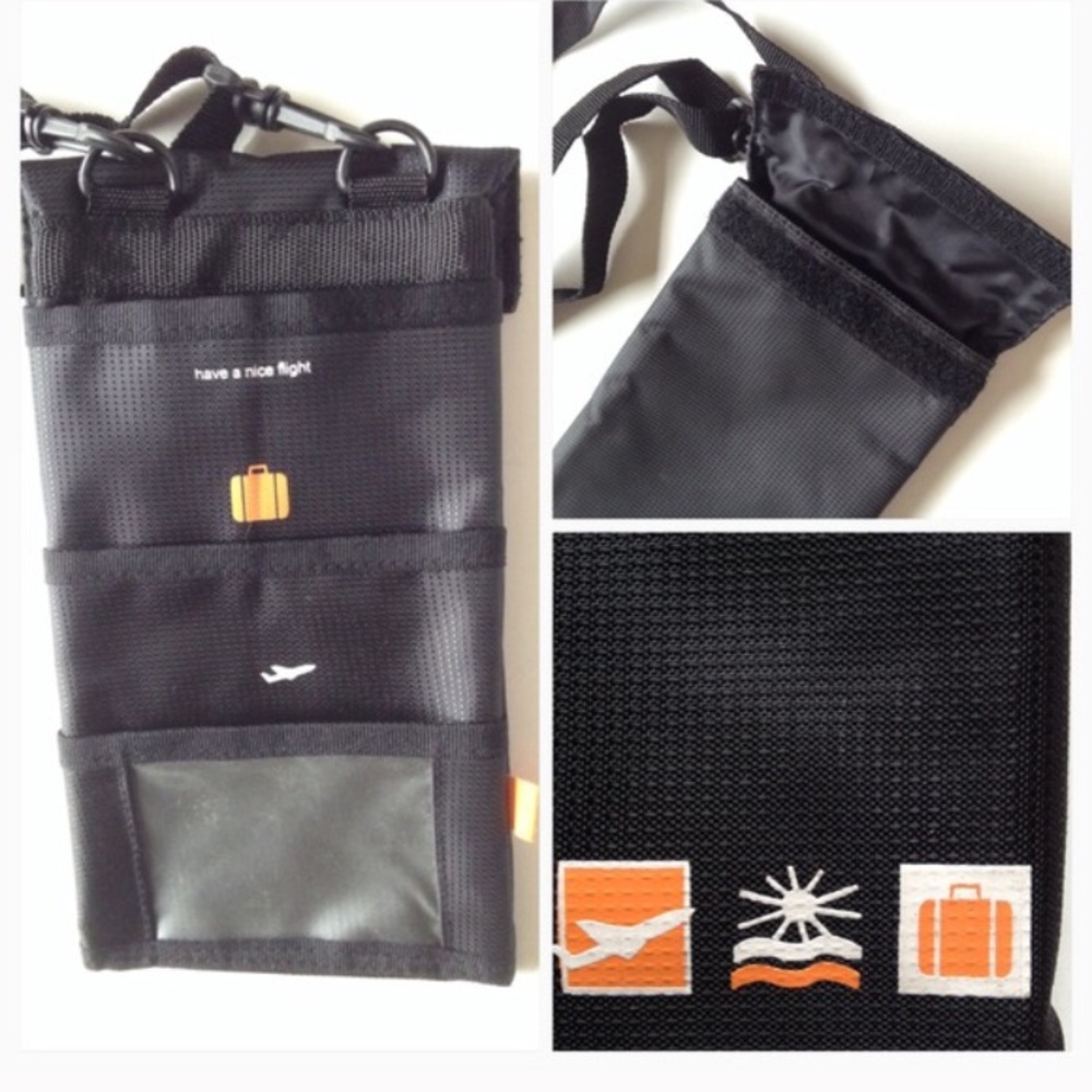 New! Travel document case bag pouch water resistant